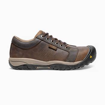 KEEN Férfi La Conner ESD (Aluminum Toe) Munkavédelmi Cipő Barna